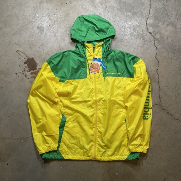 Columbia Other - Columbia Men Flash Challenger Windbreaker Jacket Oregon Ducks Sz XL